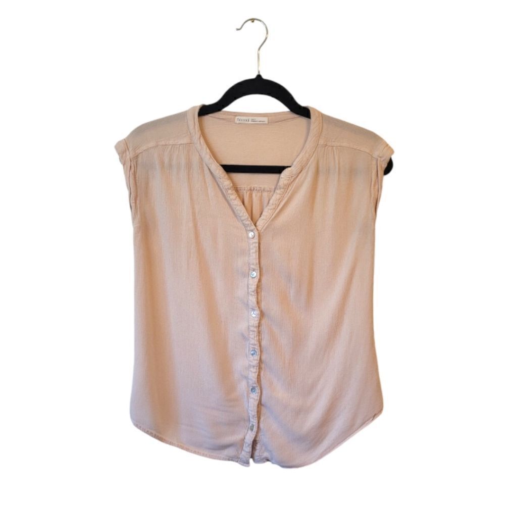 Be Cool Light Pink Button Down Shirt